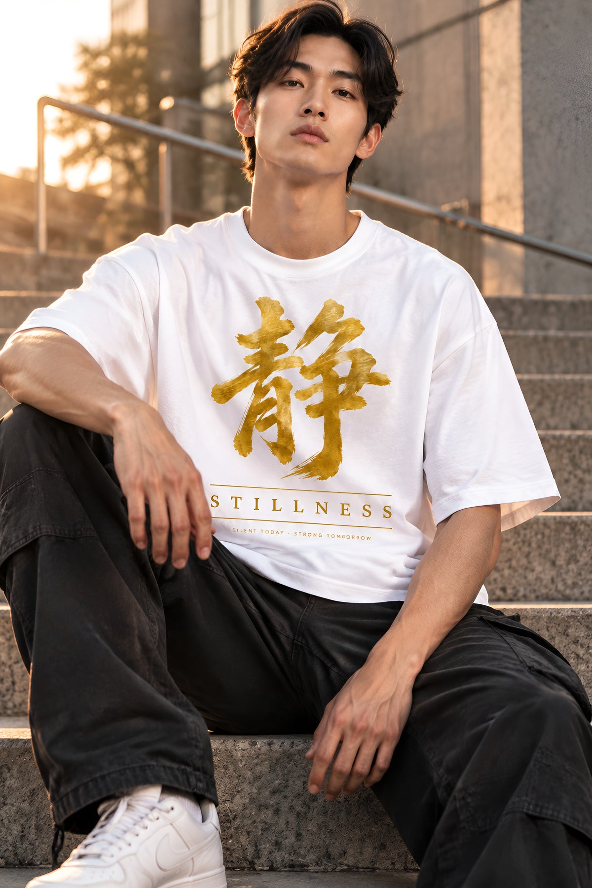 Samurai Code Oversized Tee — FLUXXYAERO™