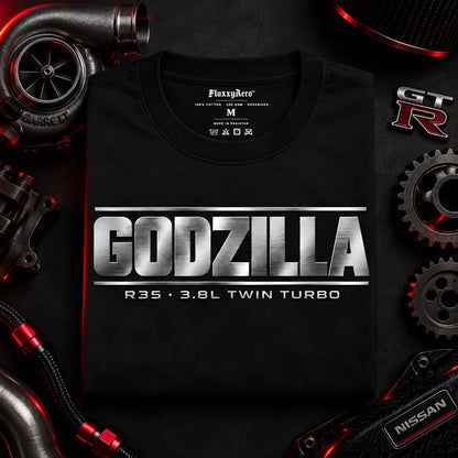 GTR Godzilla Oversized Tee — FLUXXYAERO™