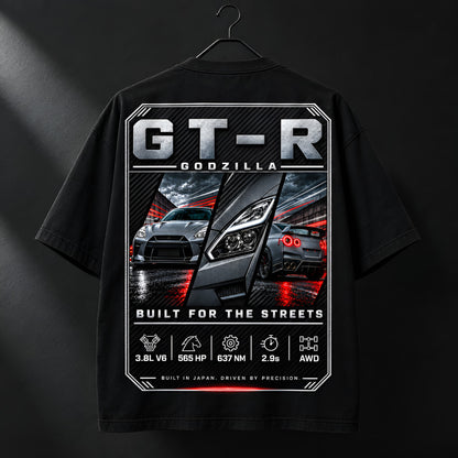 GTR Godzilla Oversized Tee — FLUXXYAERO™