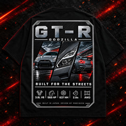 GTR Godzilla Oversized Tee — FLUXXYAERO™