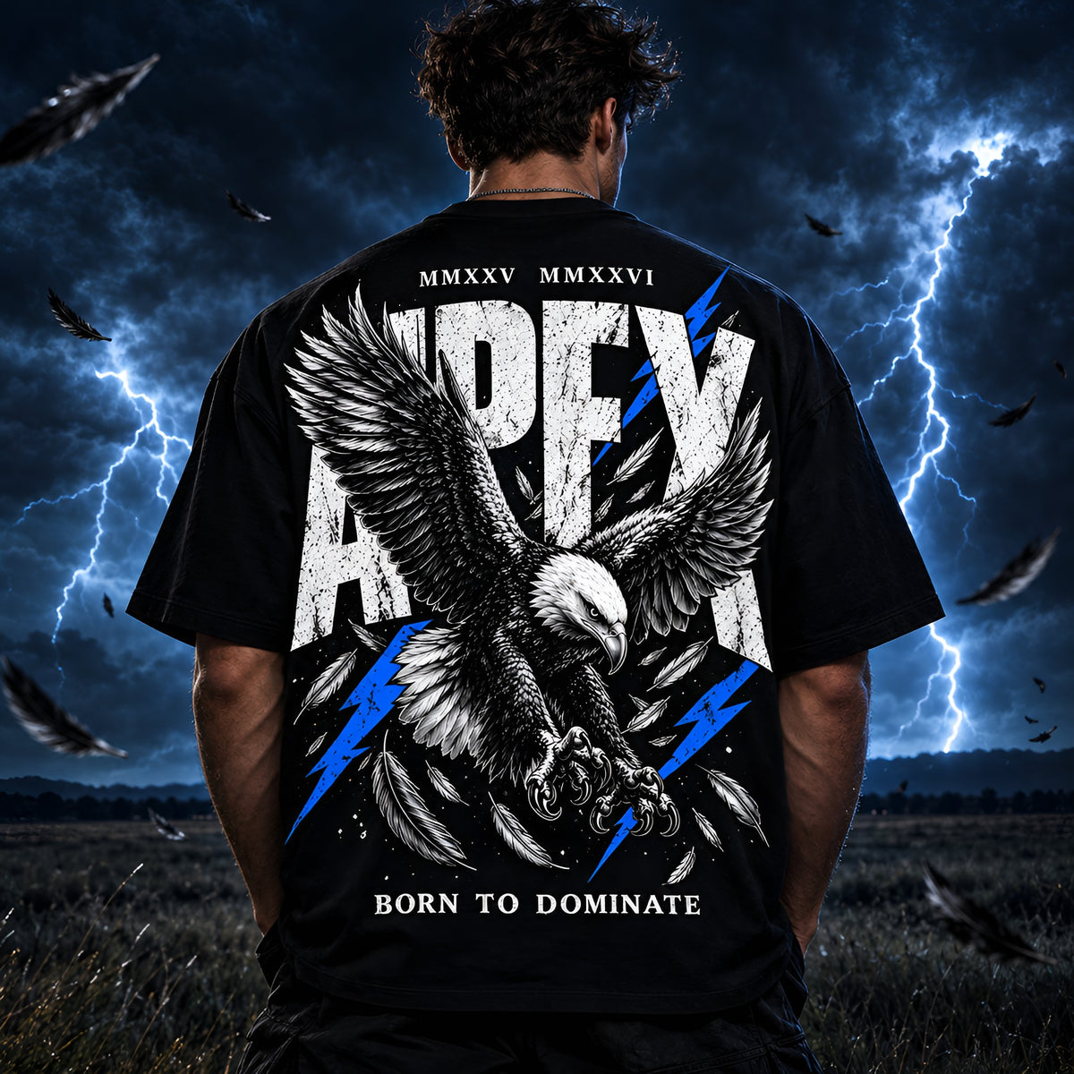 APEX Eagle Oversized Tee — FLUXXYAERO™