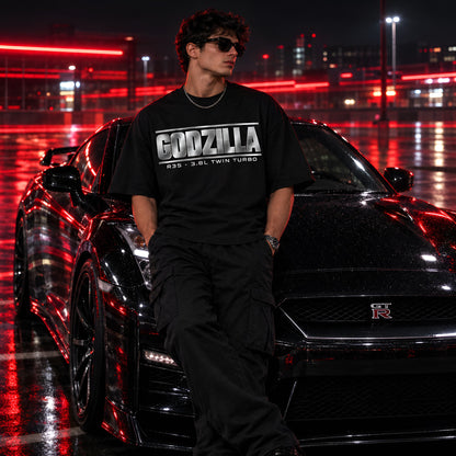 GTR Godzilla Oversized Tee — FLUXXYAERO™